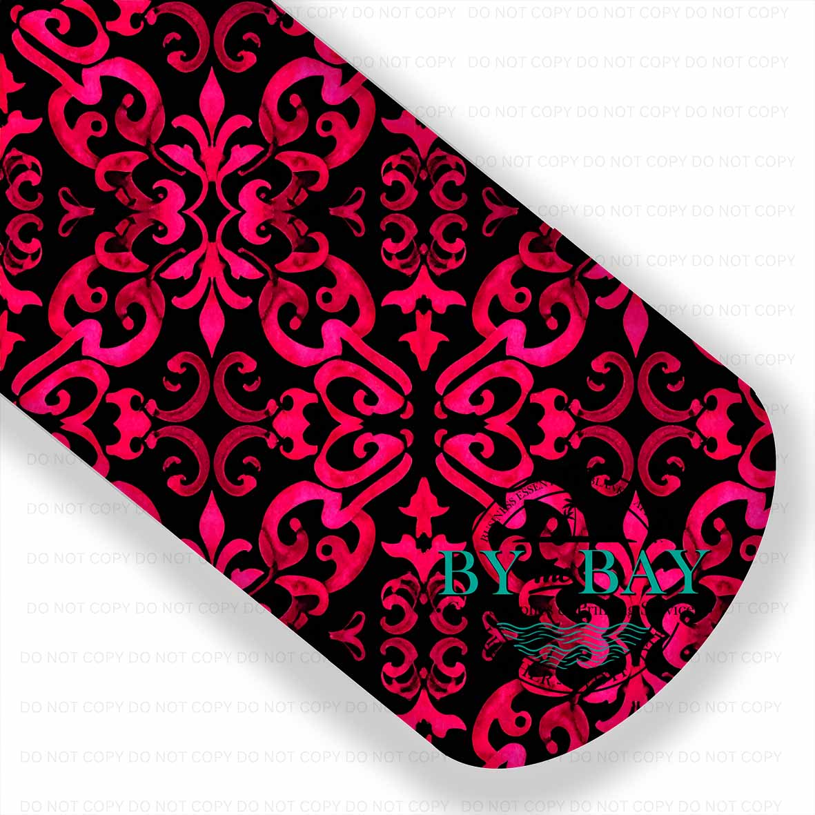 Red & Black Baroque Filigree