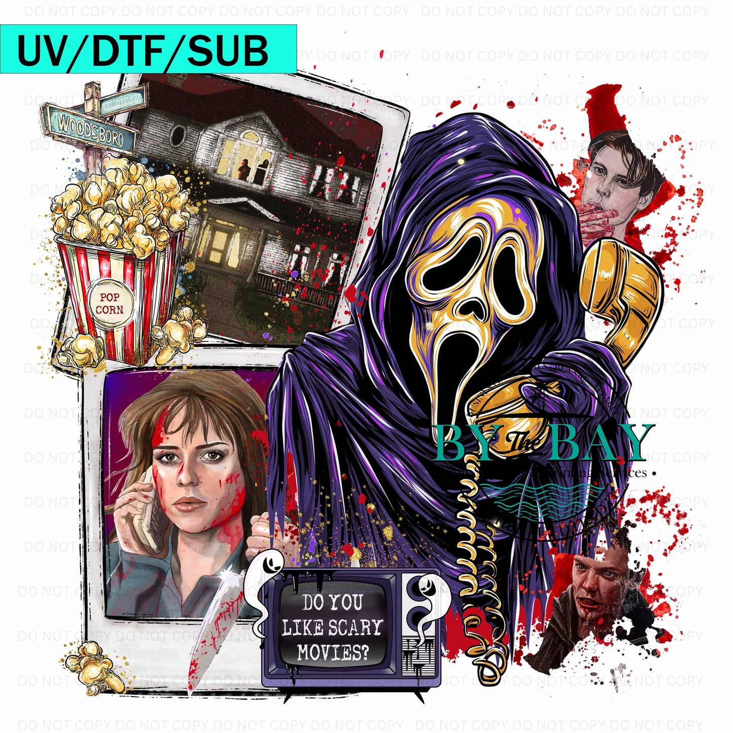 Scream Polaroid UV/DTF/SUB Print