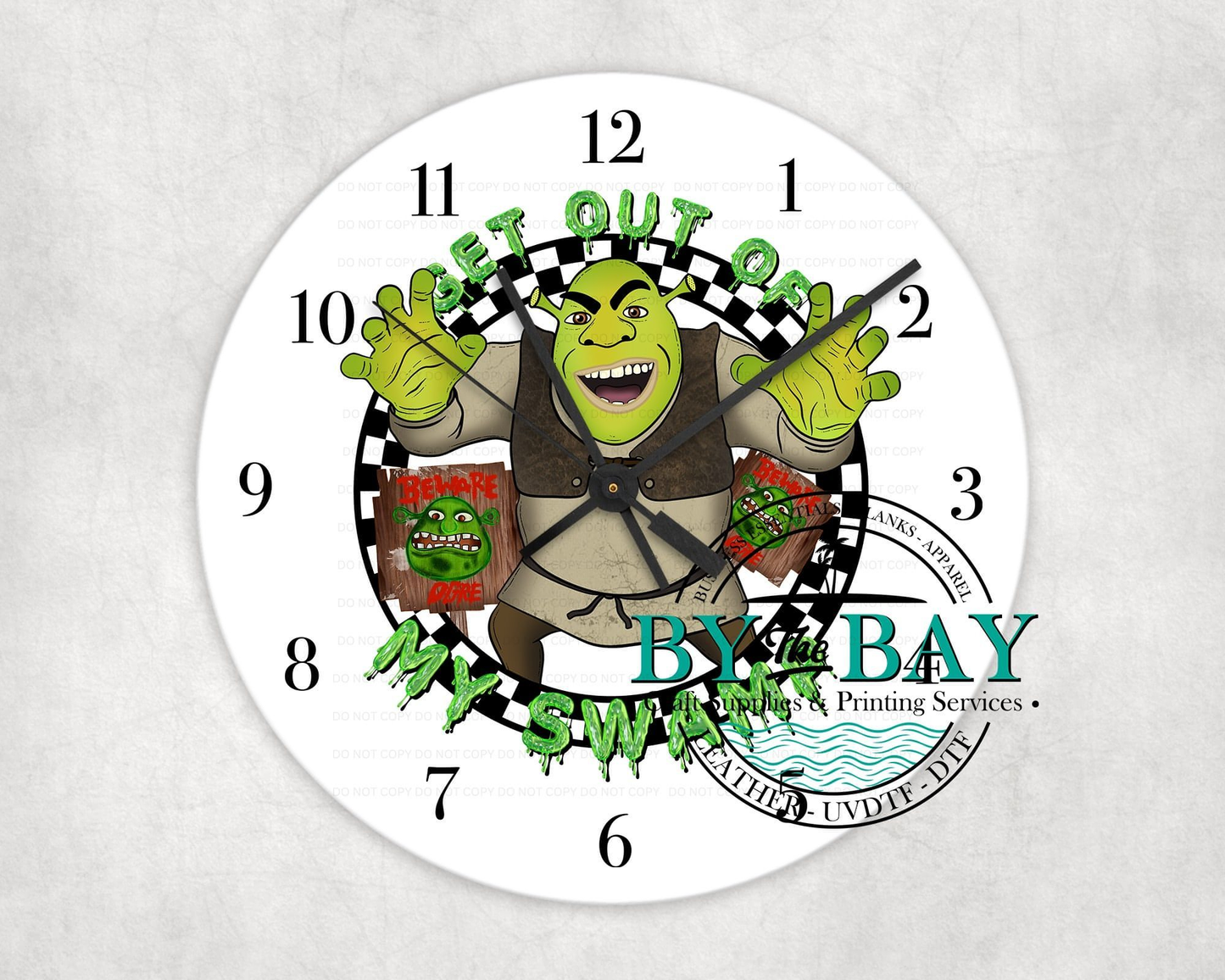 Swamp UVDTF Clock