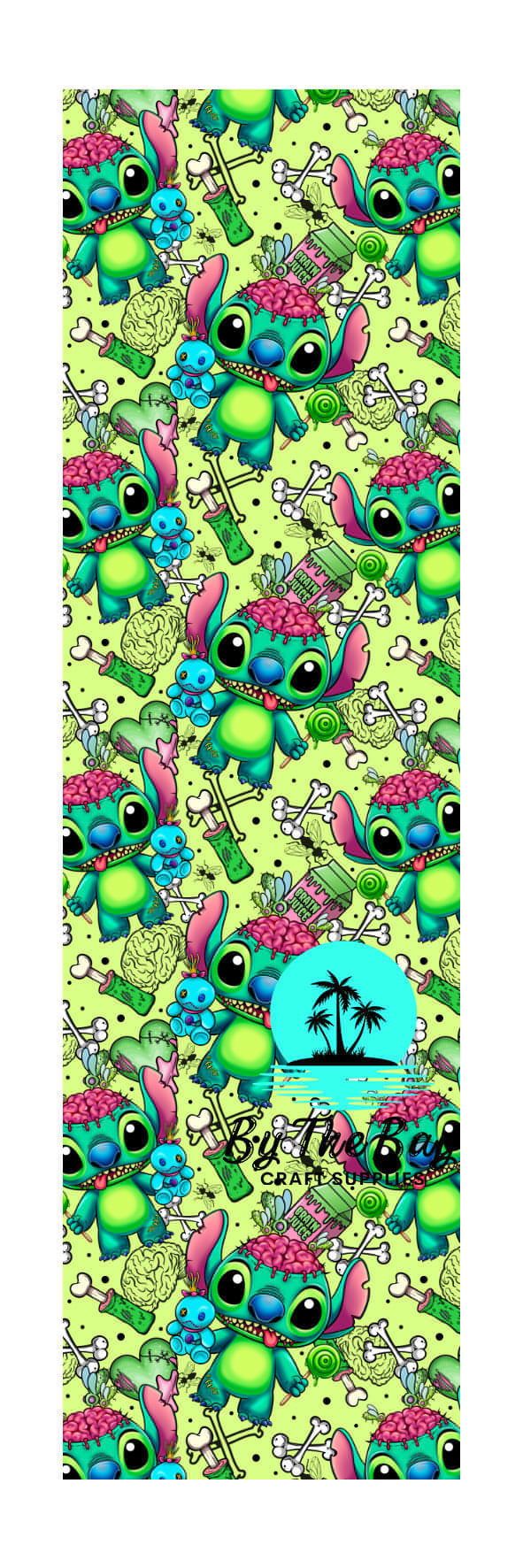 Zombie Blue guy green Bookmark Decal