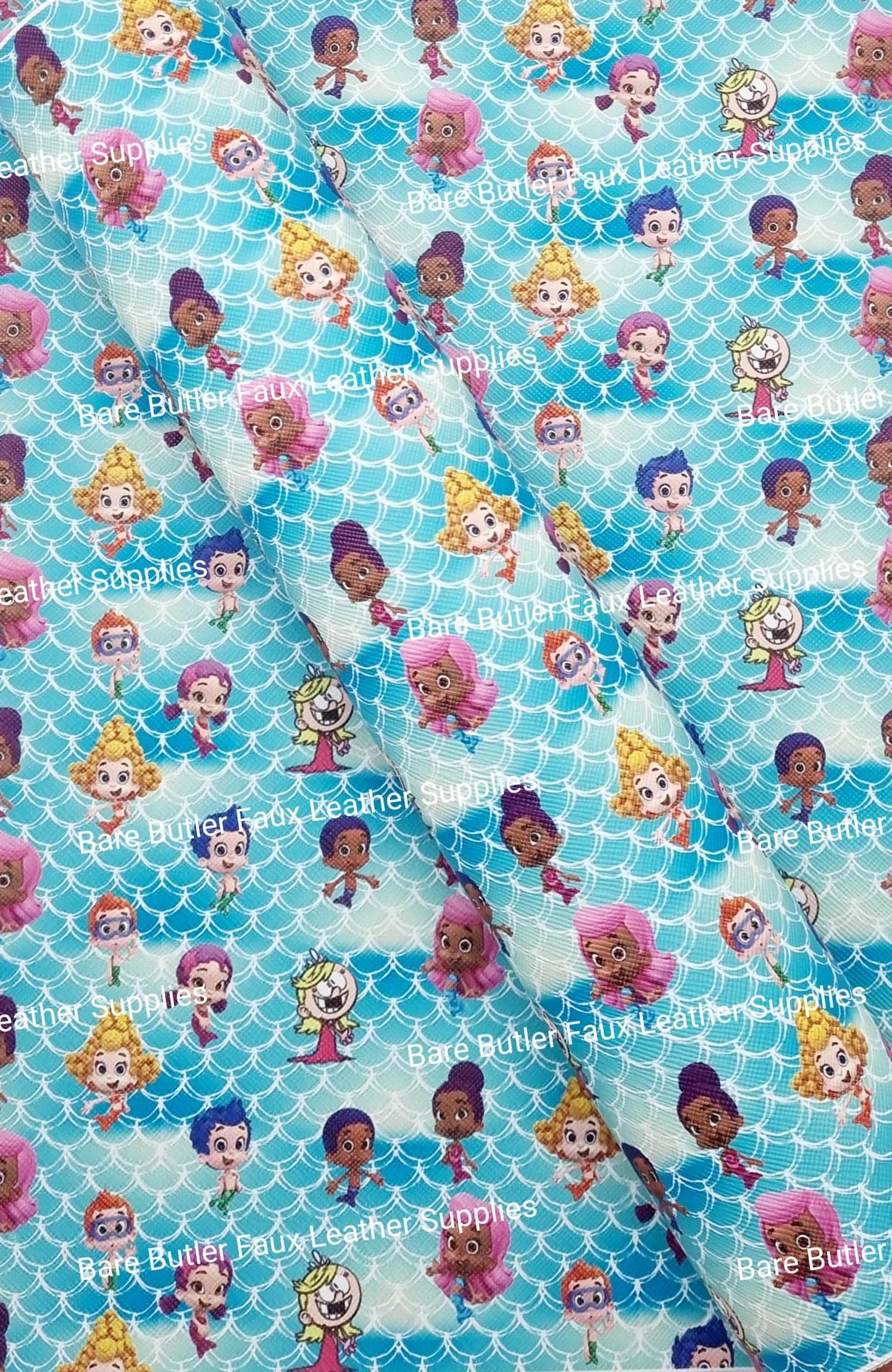 He's An Evil Villain Faux Leather - Bare Butler Faux Leather Supplies