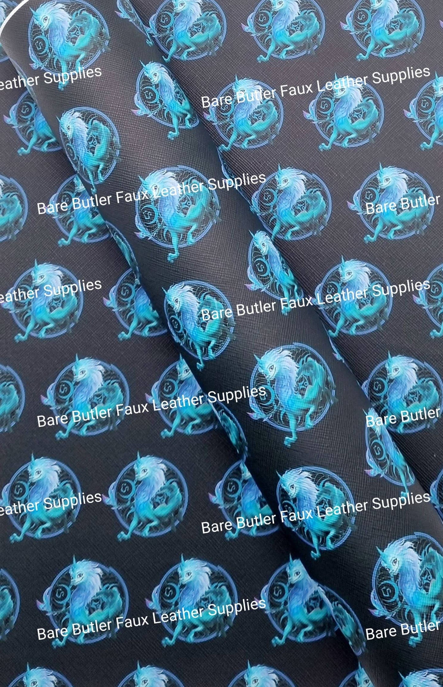 Blue Dragon Faux Leather - Bare Butler Faux Leather Supplies