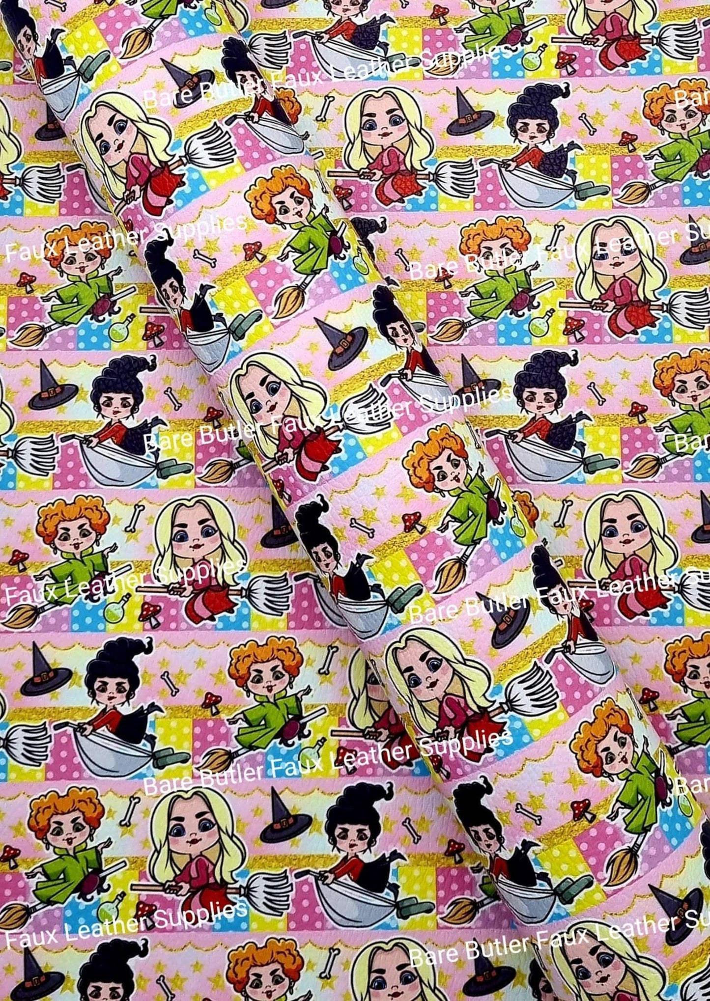 Flying Sisters Litchi - Bare Butler Faux Leather Supplies