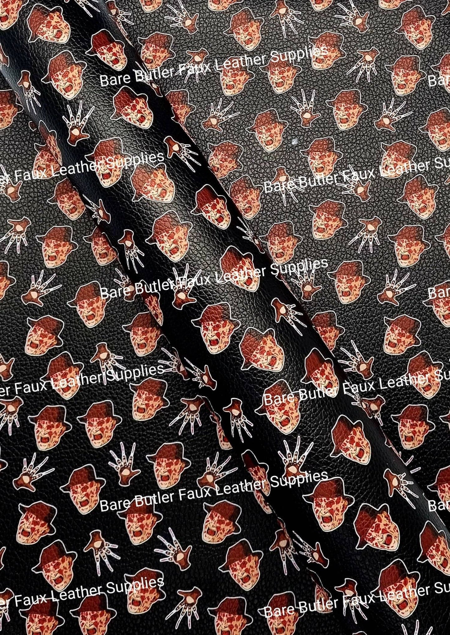 Sticks And Stones May Break My Bones, But Nothing Will Ever Kill Me Litchi - Bare Butler Faux Leather Supplies