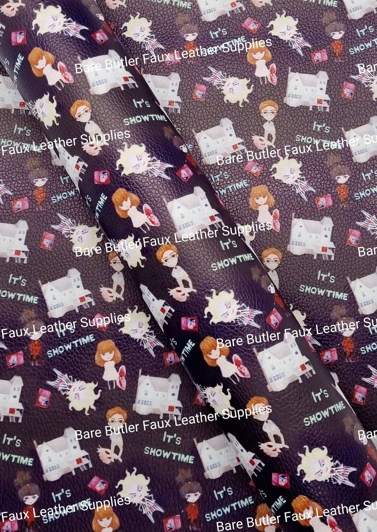 It's Showtime! Litchi - Bare Butler Faux Leather Supplies