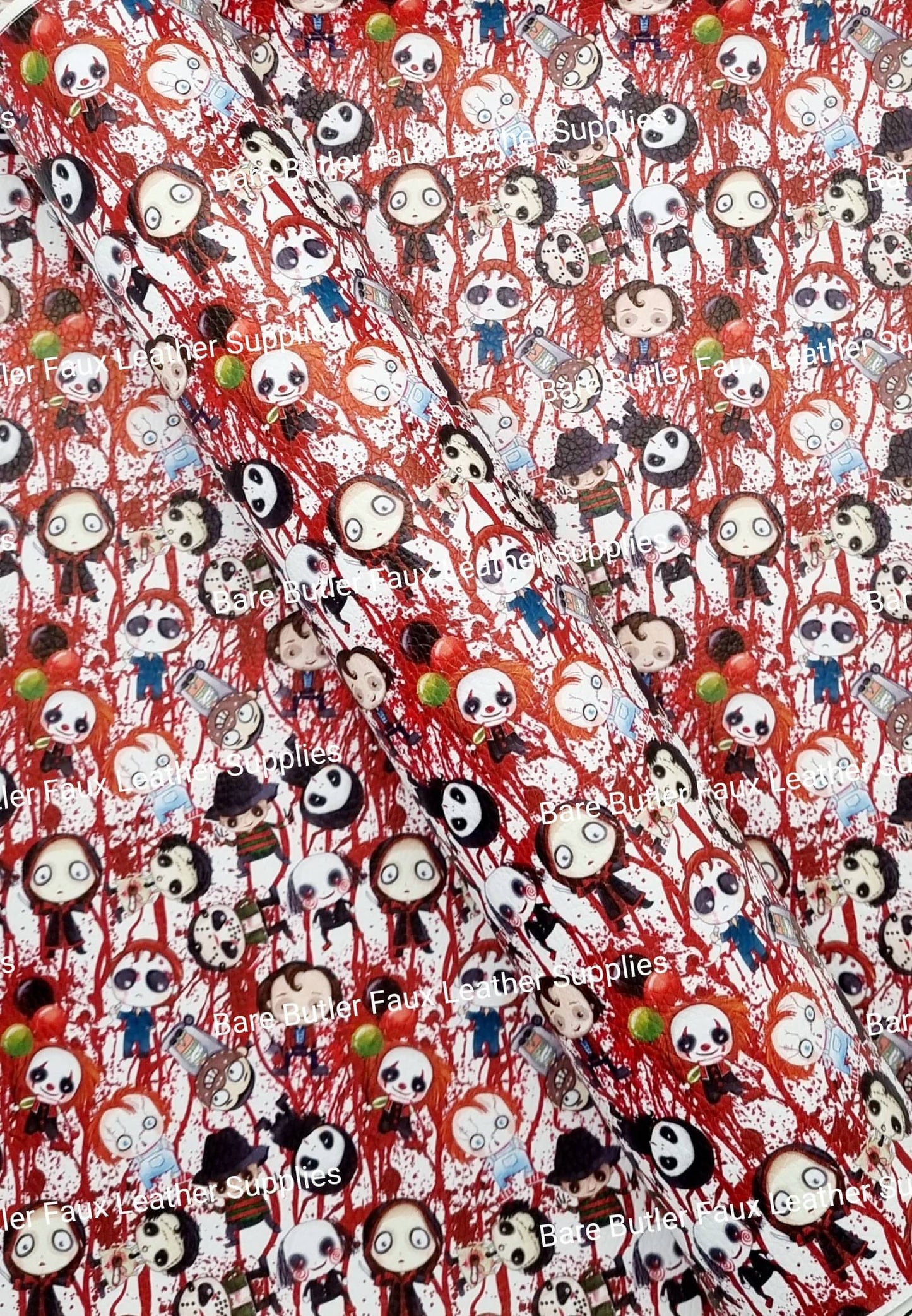 It's as much fun to scare as to be scared Litchi - Bare Butler Faux Leather Supplies