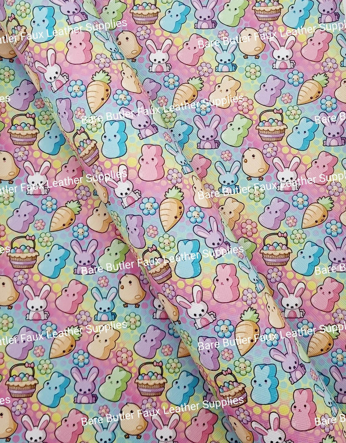 Rainbow Bunny's Faux Leather - Bare Butler Faux Leather Supplies