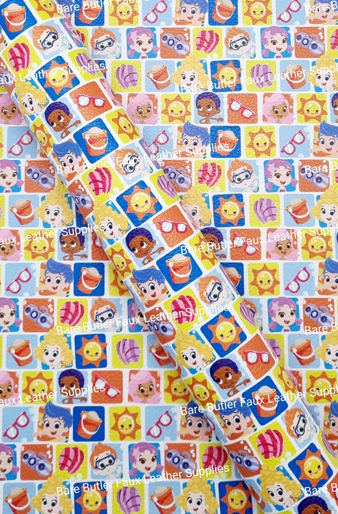 Bubble Gups Litchi - Bare Butler Faux Leather Supplies