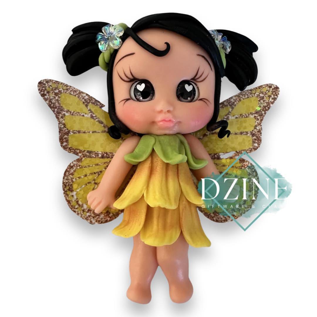 Yellow dress flower fairy