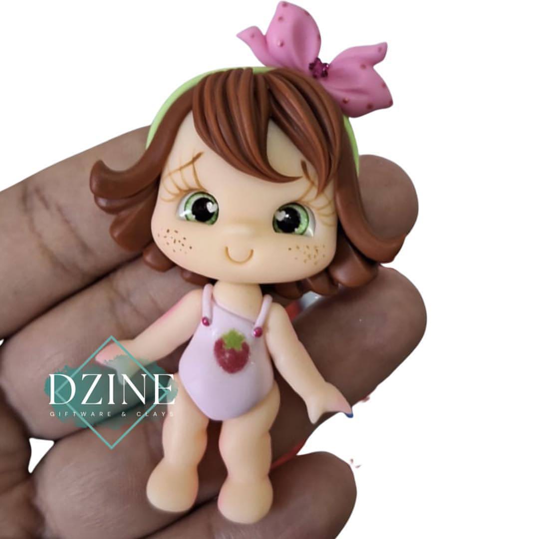 Strawberry girl in swimmers