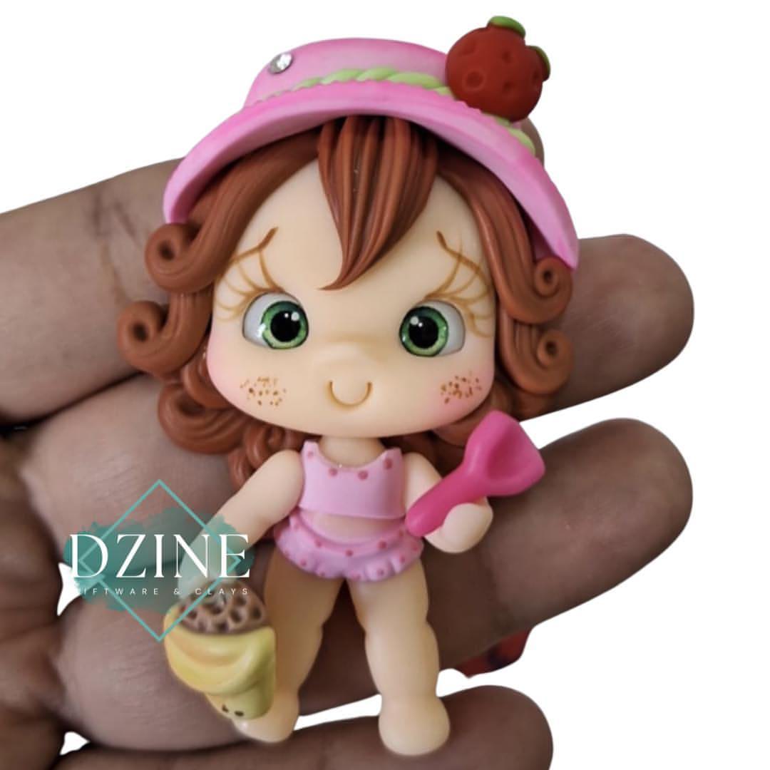 Strawberry beach girl