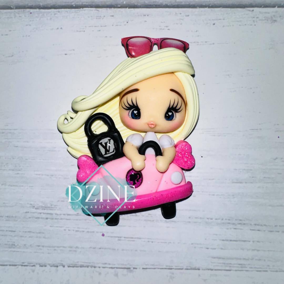 Just a girl in her car