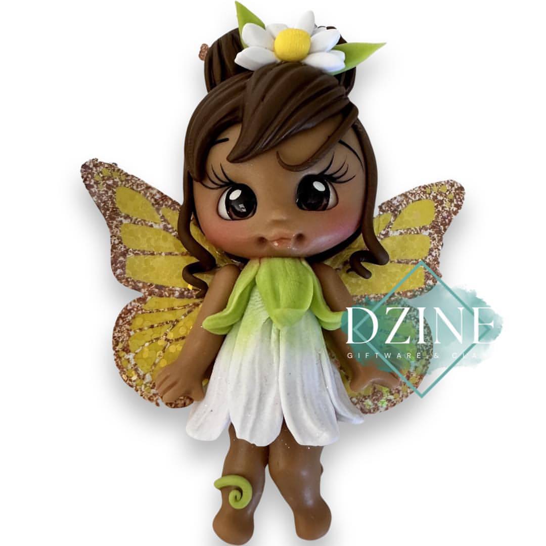 White dress flower fairy