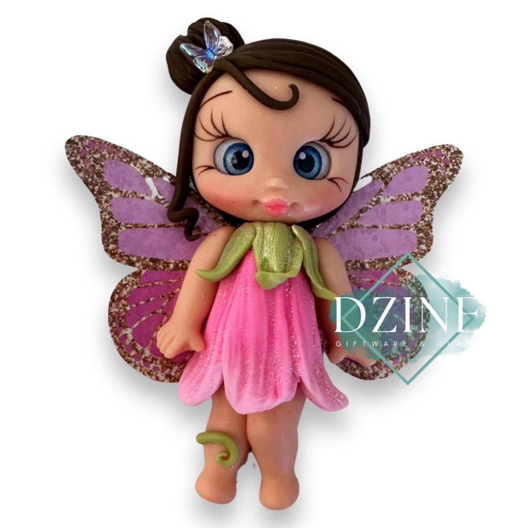 Pink dress flower fairy