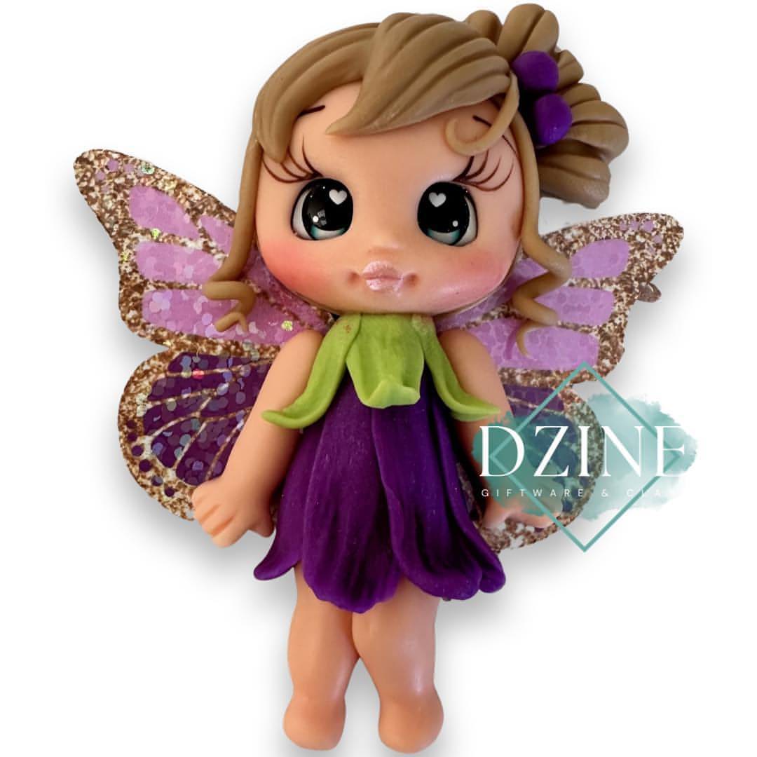 Purple dress flower fairy