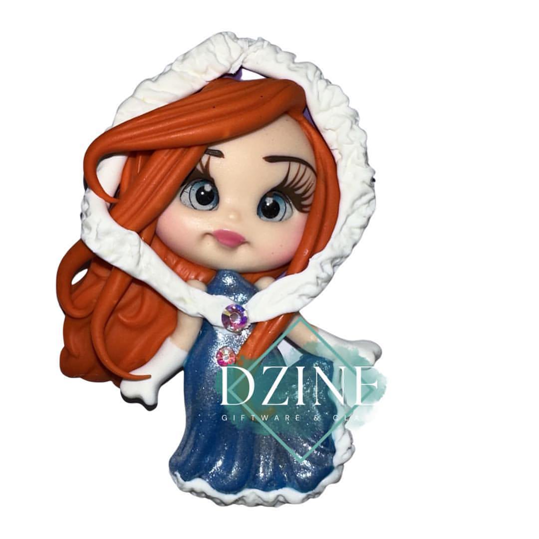 Christmas underwater princess with hood