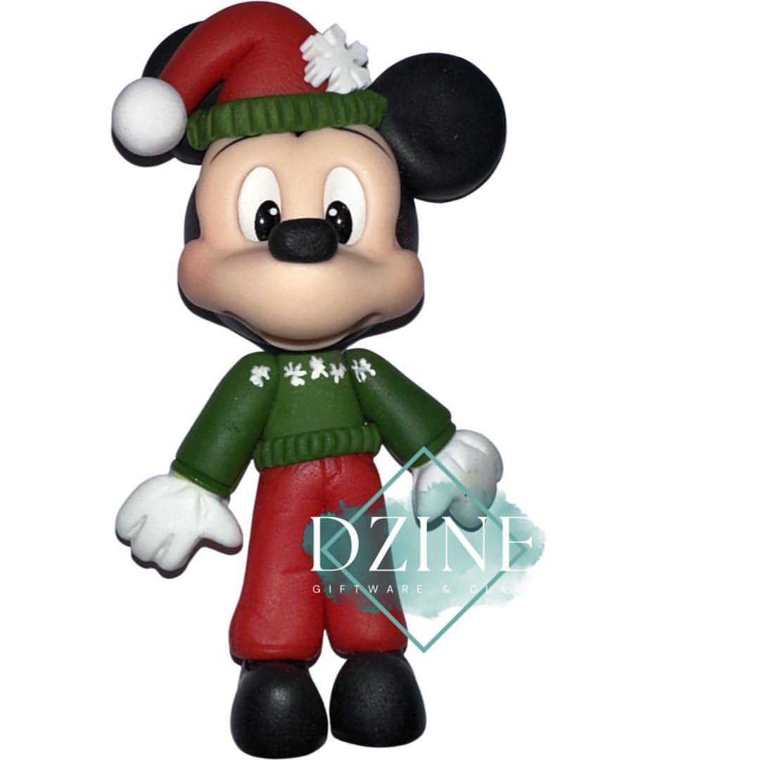 Christmas Mr Mouse with sweater