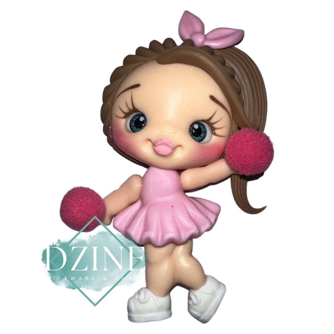 Cheerleader brown hair