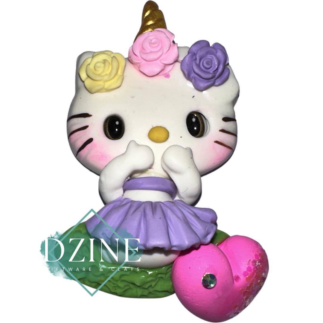 Purple Kitty with heart