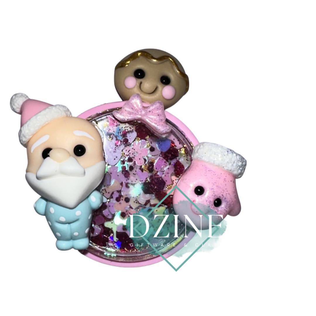 Christmas Shaker gingerbread/santa