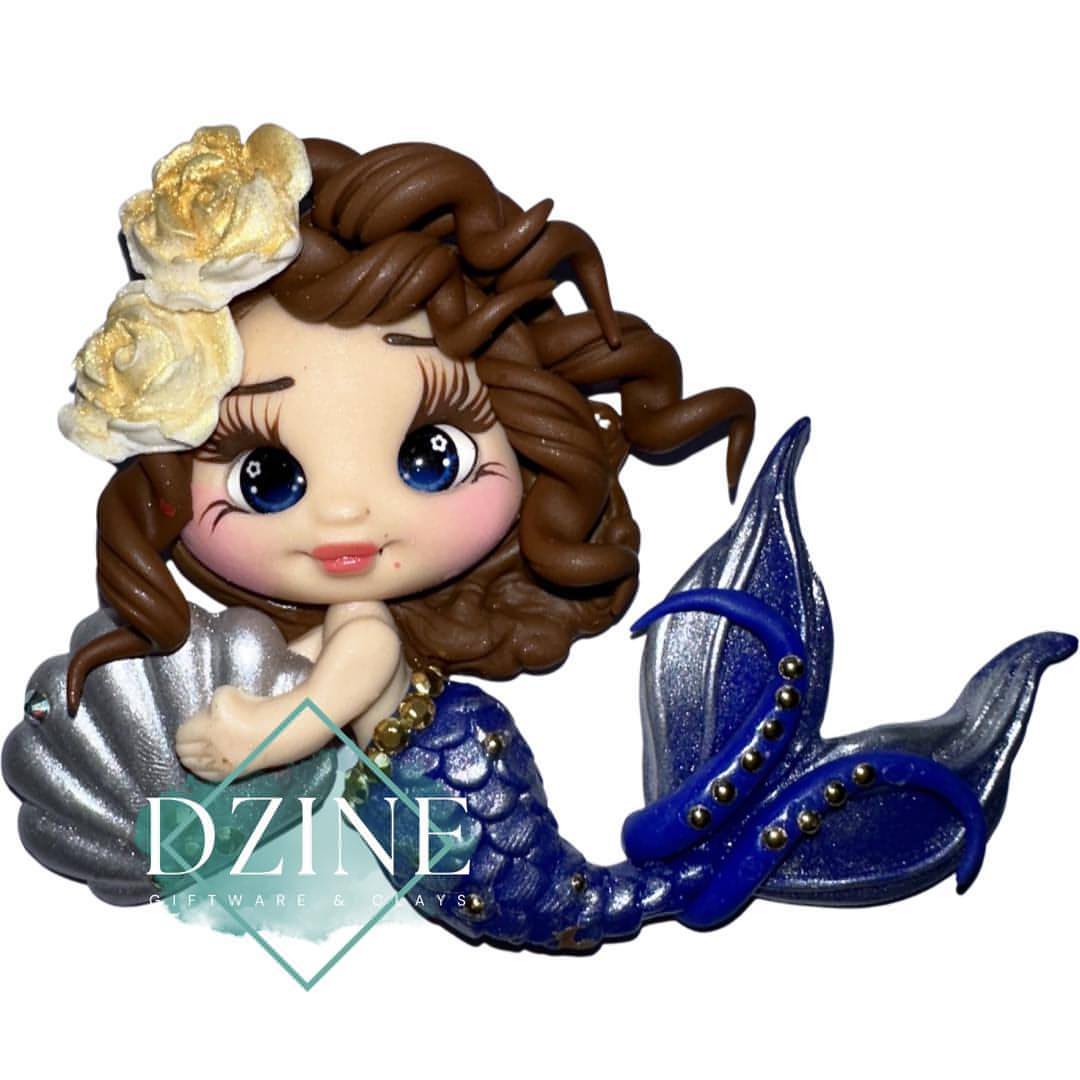 Blue mermaid by Leina