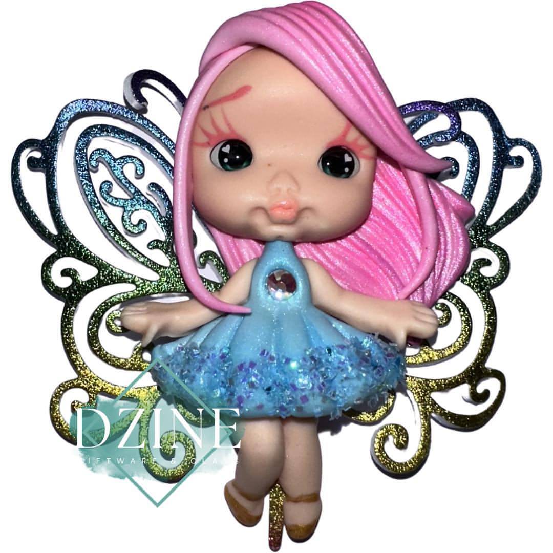 Fairy with rainbow wings