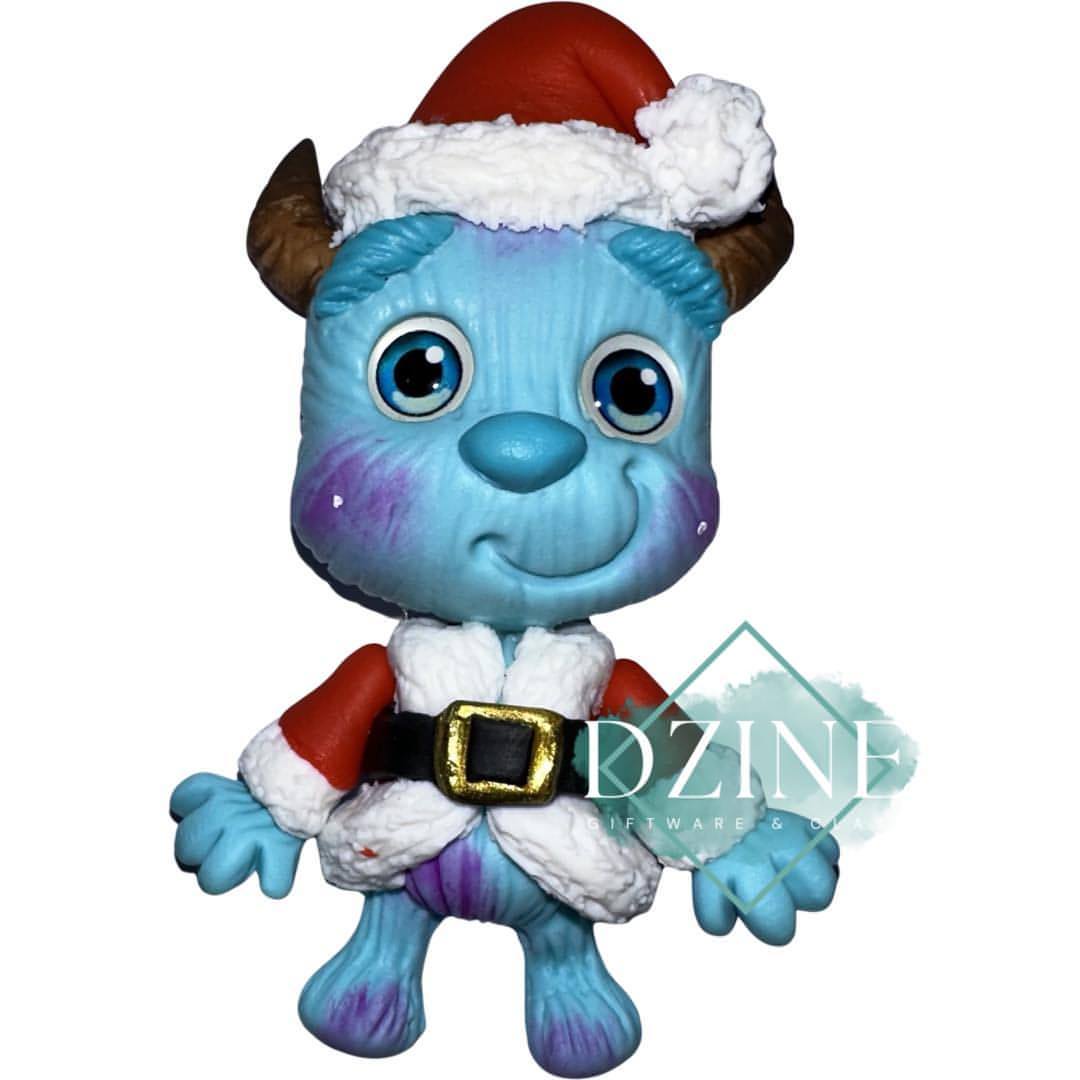 Christmas Monster Guy Blue