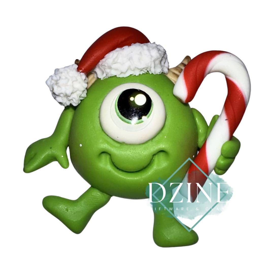 Christmas Monster guy green