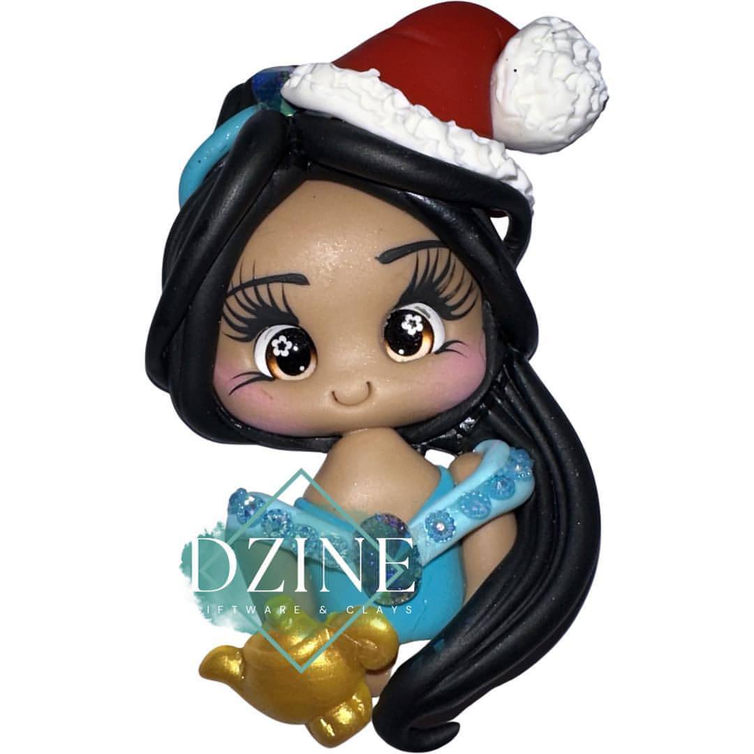 Christmas genie princess portrait