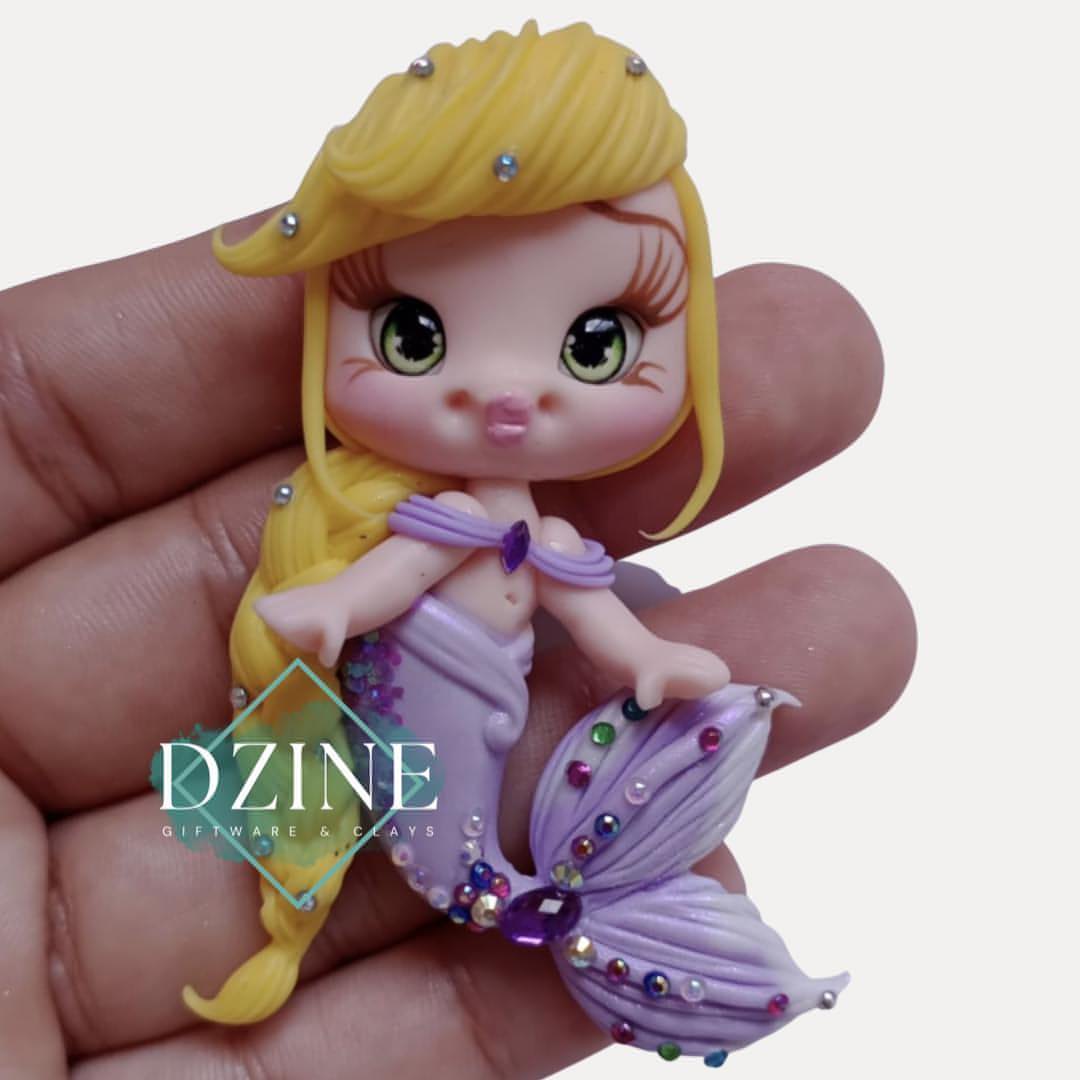 Mermaid long haired princess