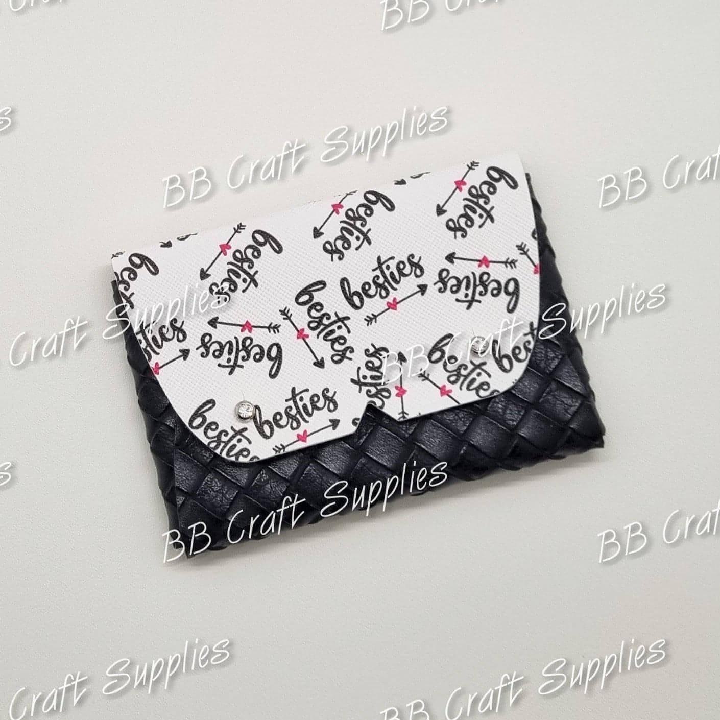 Besties Purse - besties, friends, Purse - Bare Butler Faux Leather Supplies
