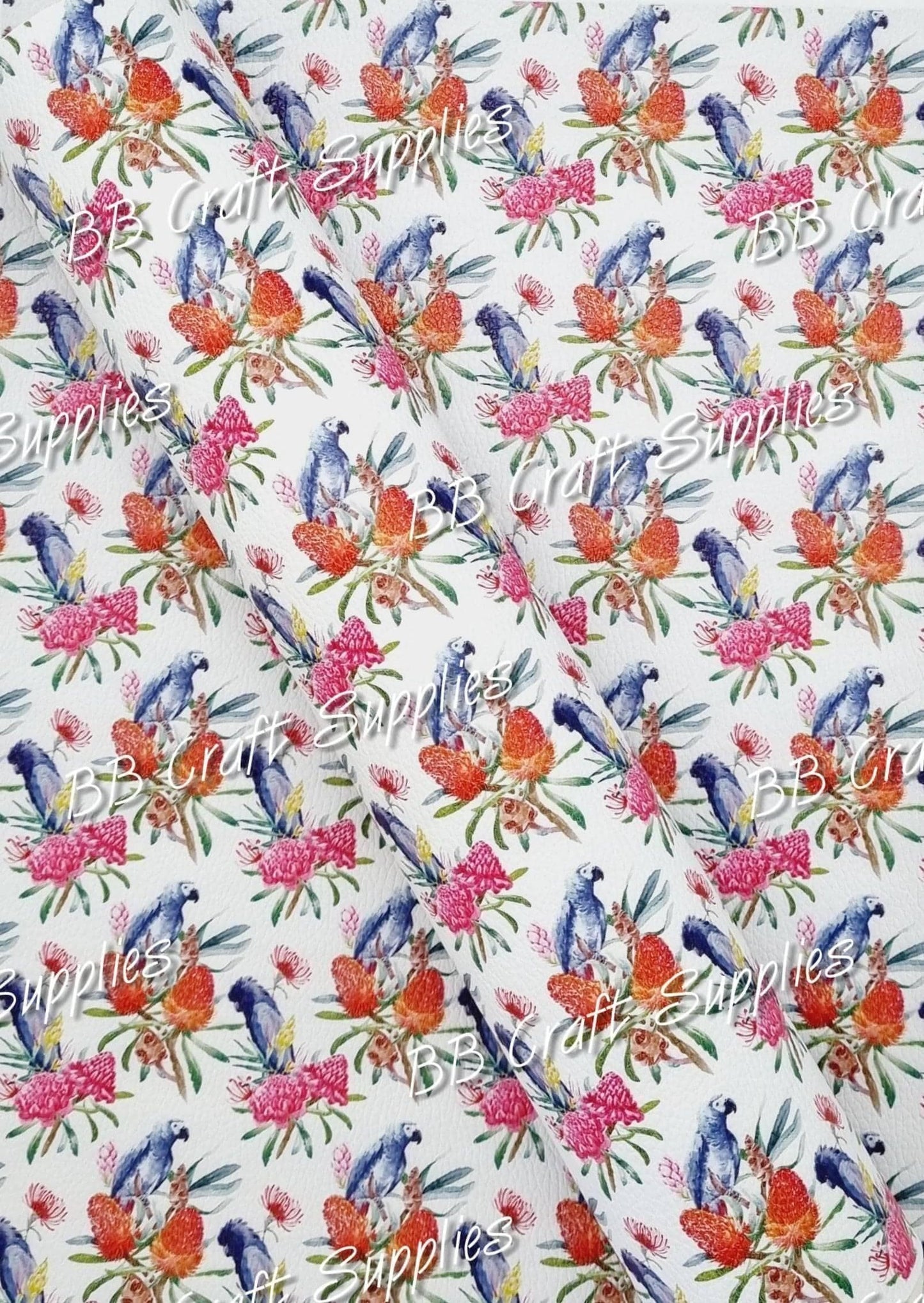 Black Cockatoo - Faux, Faux Leather, Leather, leatherette, Litchi - Bare Butler Faux Leather Supplies