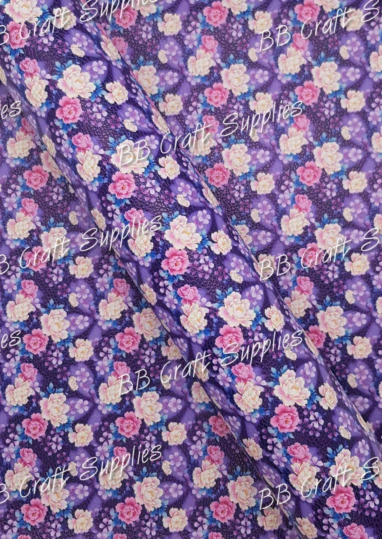 Carnations Litchi - Carnations, Faux, Faux Leather, floral, flower, Leather, leatherette, Litchi - Bare Butler Faux Leather Supplies