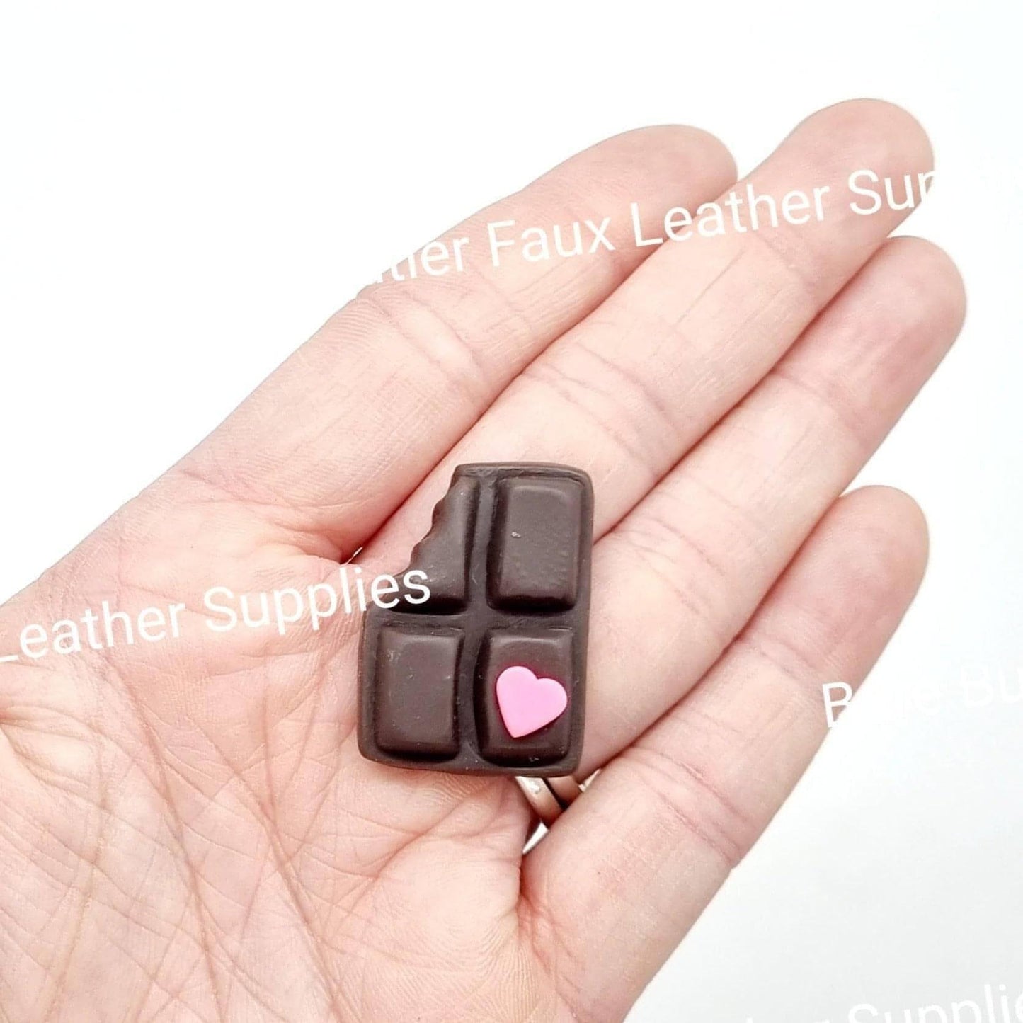 Chocolate Block - Chocolate, Clay, Clays - Bare Butler Faux Leather Supplies