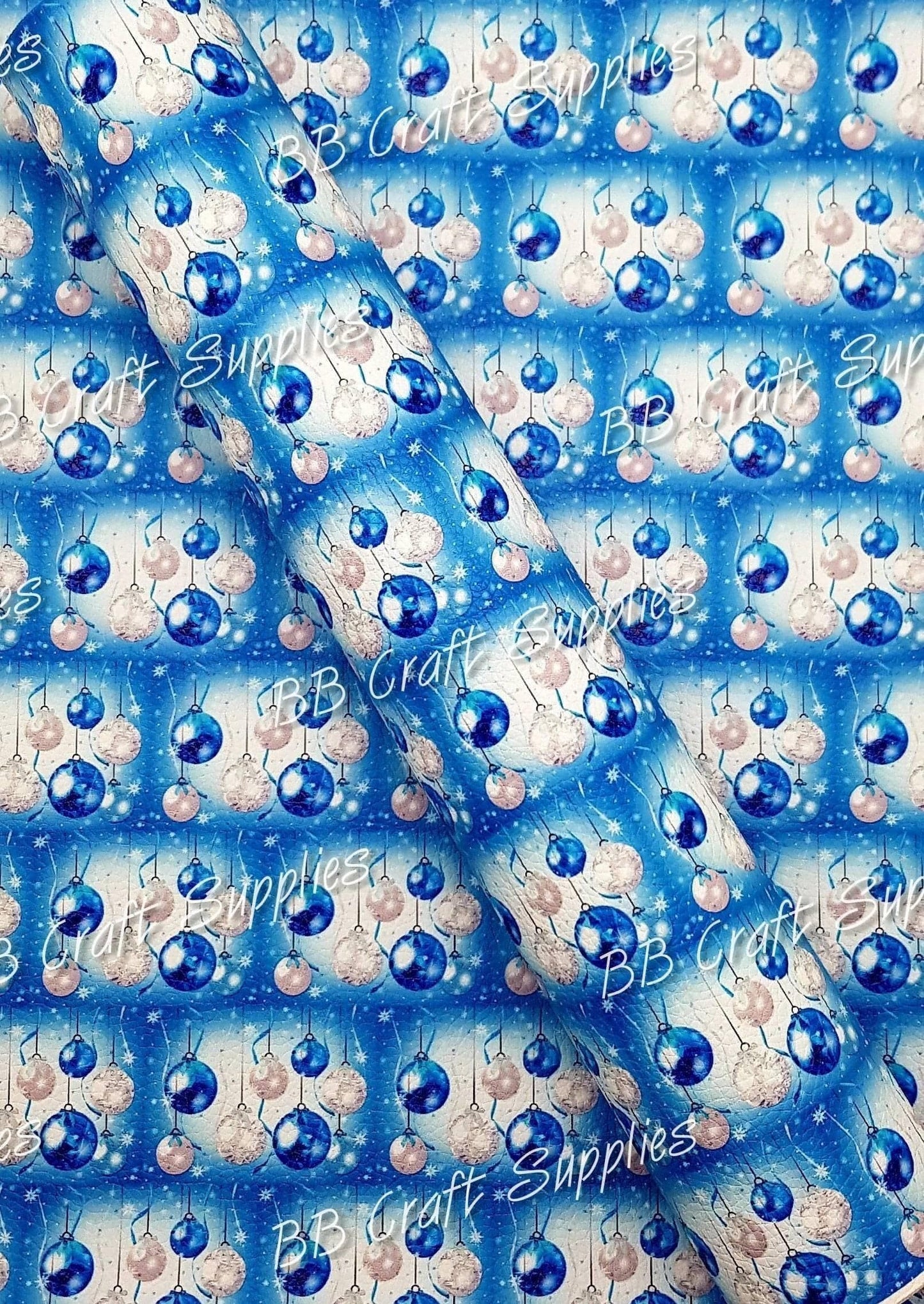 Christmas Baubles Litchi - baubles, Christmas, decorations, Faux, Faux Leather, Leather, leatherette, Litchi, tree - Bare Butler Faux Leather Supplies