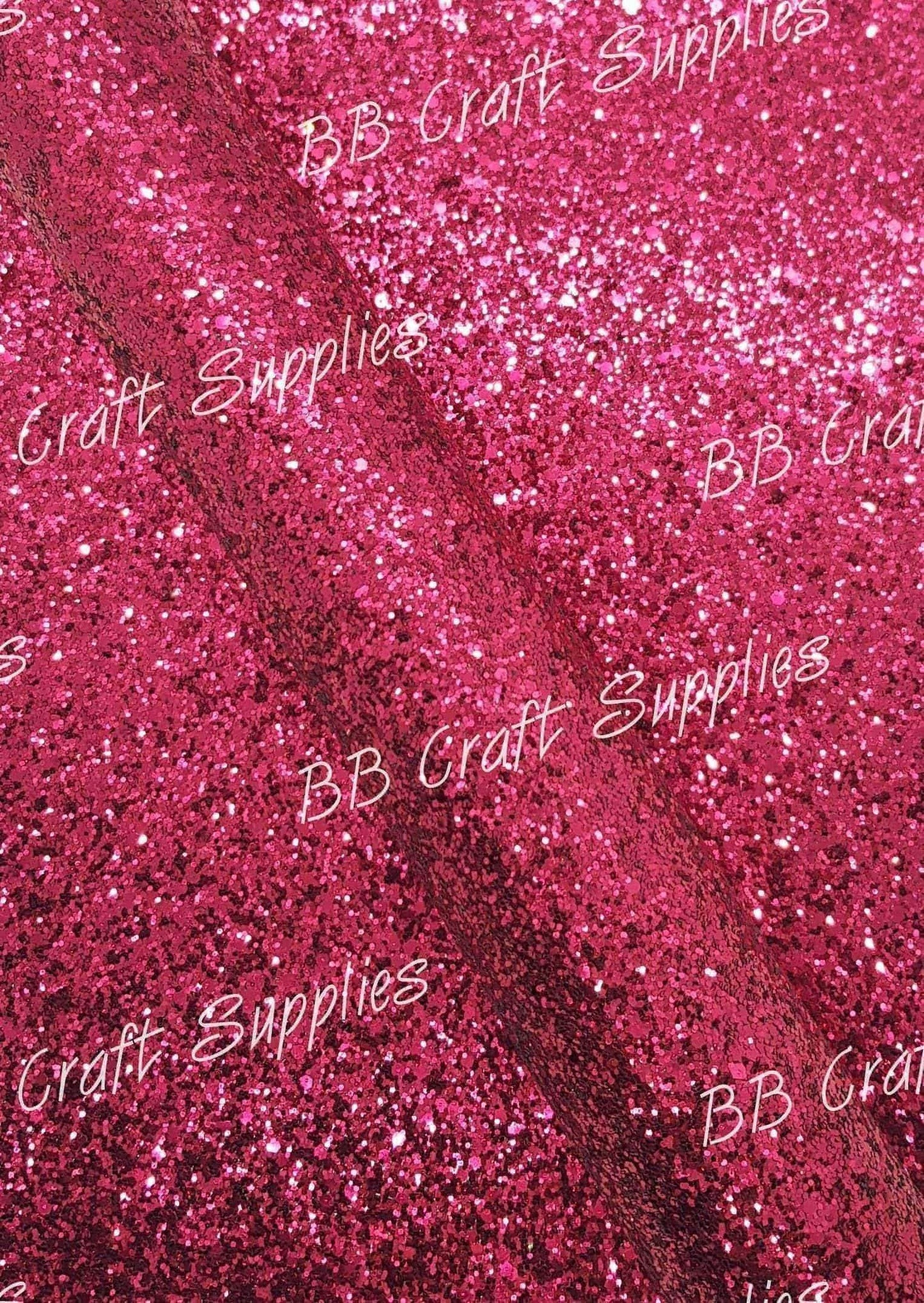 Chunky Glitter - Berry - berry, Chunky, Faux, Faux Leather, glitter, leather, leatherette - Bare Butler Faux Leather Supplies