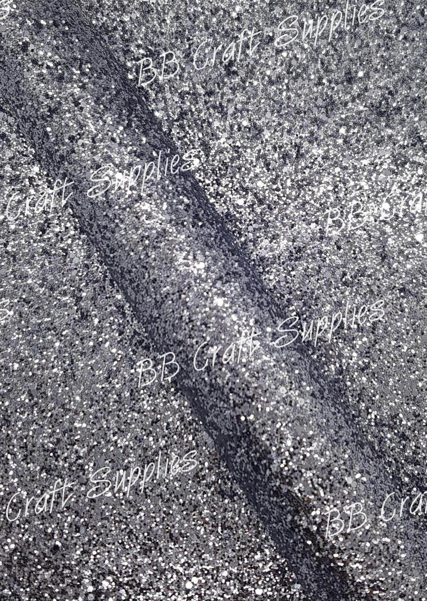 Chunky Glitter - Blue - blue, Chunky, Faux, Faux Leather, glitter, leather, leatherette - Bare Butler Faux Leather Supplies