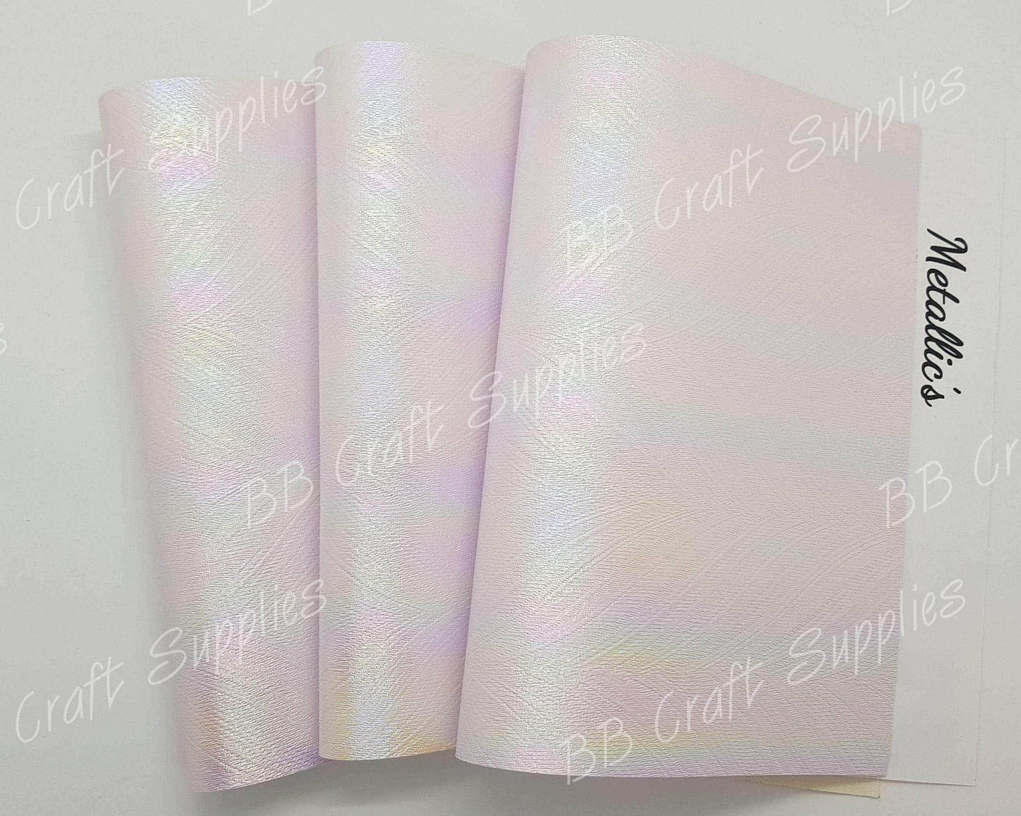 Cotton Candy Rainbow Peacock Feather - Embossed, Faux, Faux Leather, feather, Leather, leatherette, pattern, peacock, rainbow, Whats new - Bare Butler Faux Leather Supplies