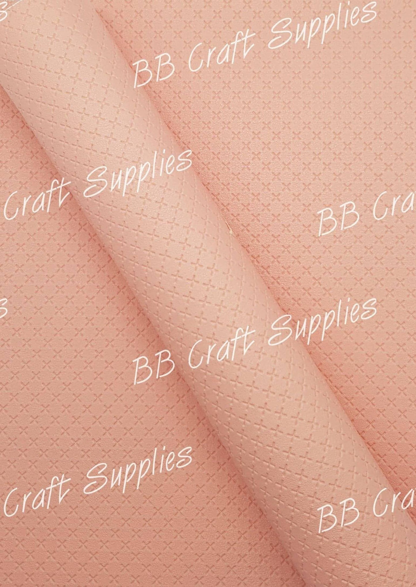 Cross Texture - Bubble Gum Pink - Bubble Gum, cross, faux, Faux Leather, Leather, leatherette, Pink - Bare Butler Faux Leather Supplies