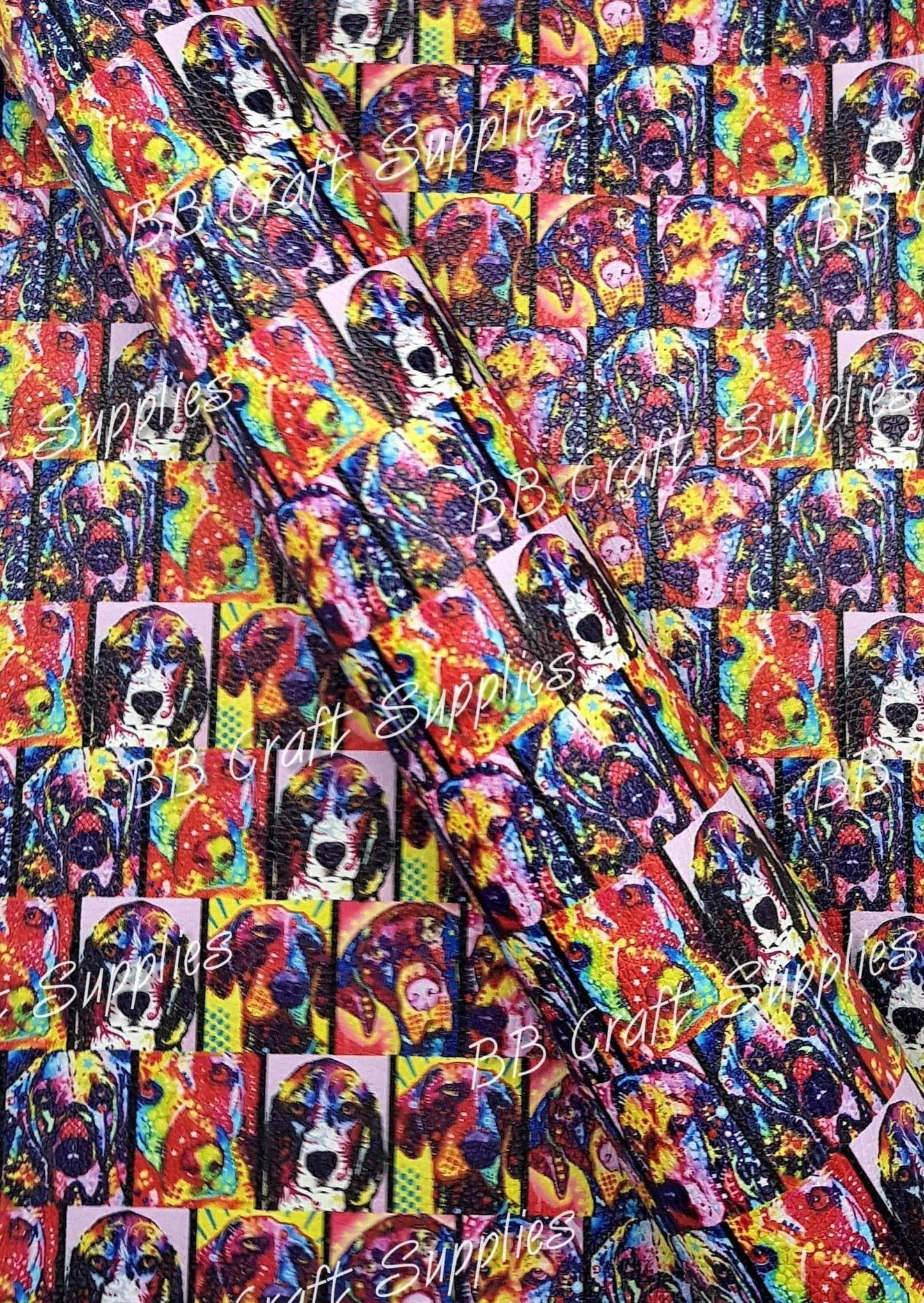 Dogs - Dog, Faux, Faux Leather, Leather, leatherette, Litchi - Bare Butler Faux Leather Supplies