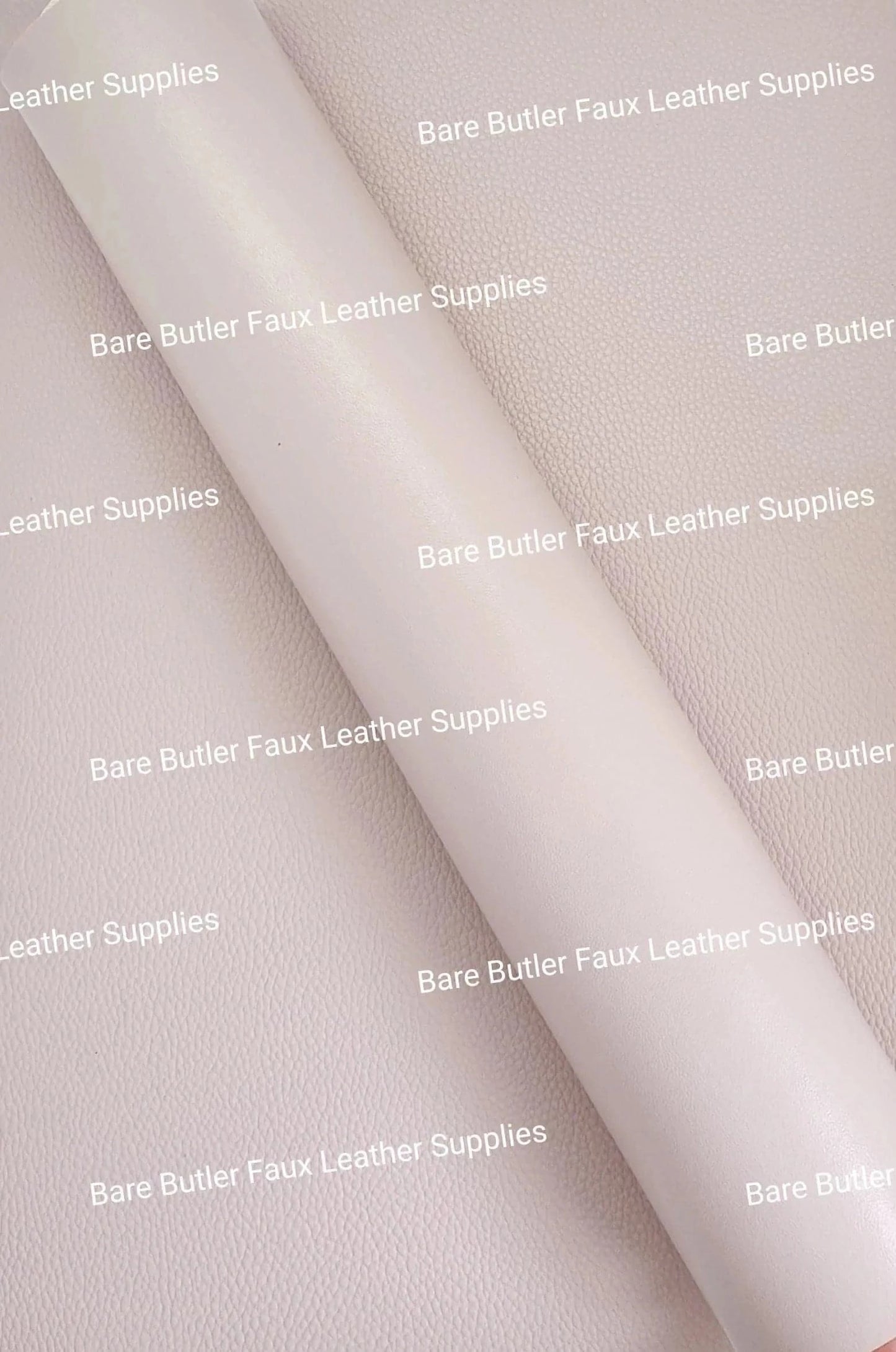 Double Sided Solid Colour Litchi - Light Lilac - Faux, Faux Leather, Leather, leatherette - Bare Butler Faux Leather Supplies