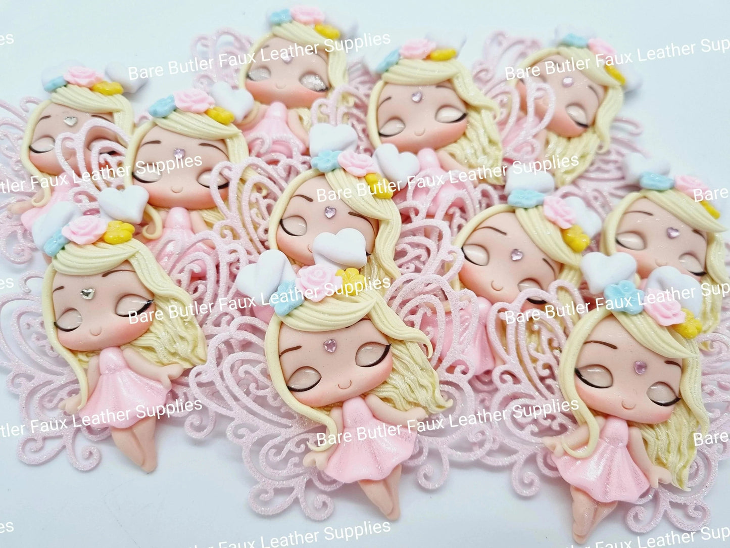 Easter Fairy - belle, bunny, Clay, Clays, costume, fluffy, lilly - Bare Butler Faux Leather Supplies