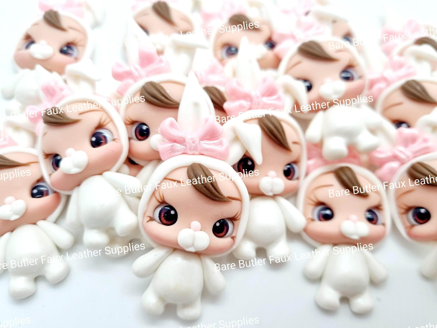 Fluffy Bunny Costume - bunny, Clay, Clays, costume, fluffy - Bare Butler Faux Leather Supplies