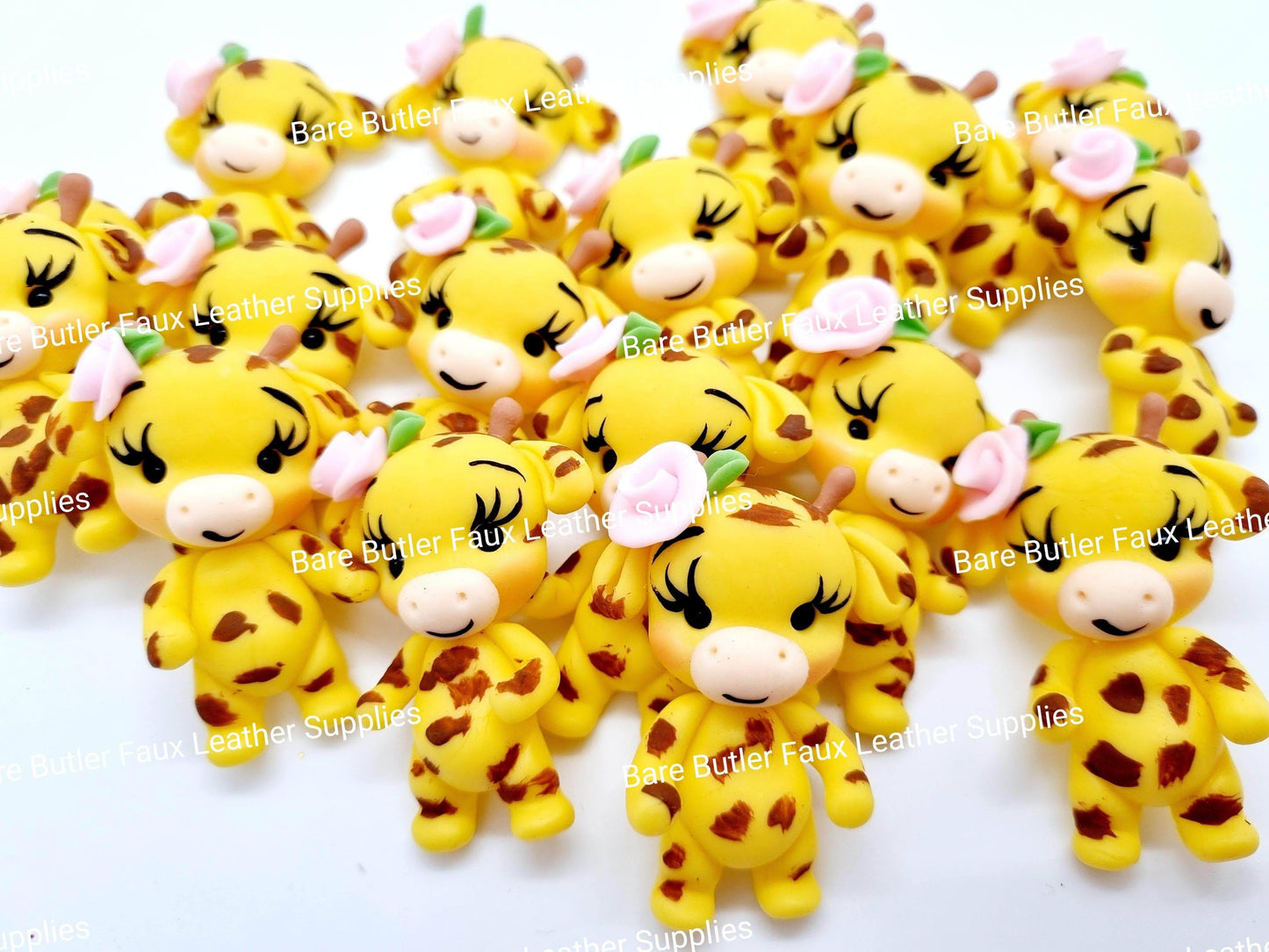 Giraffe - Clay, Clays - Bare Butler Faux Leather Supplies