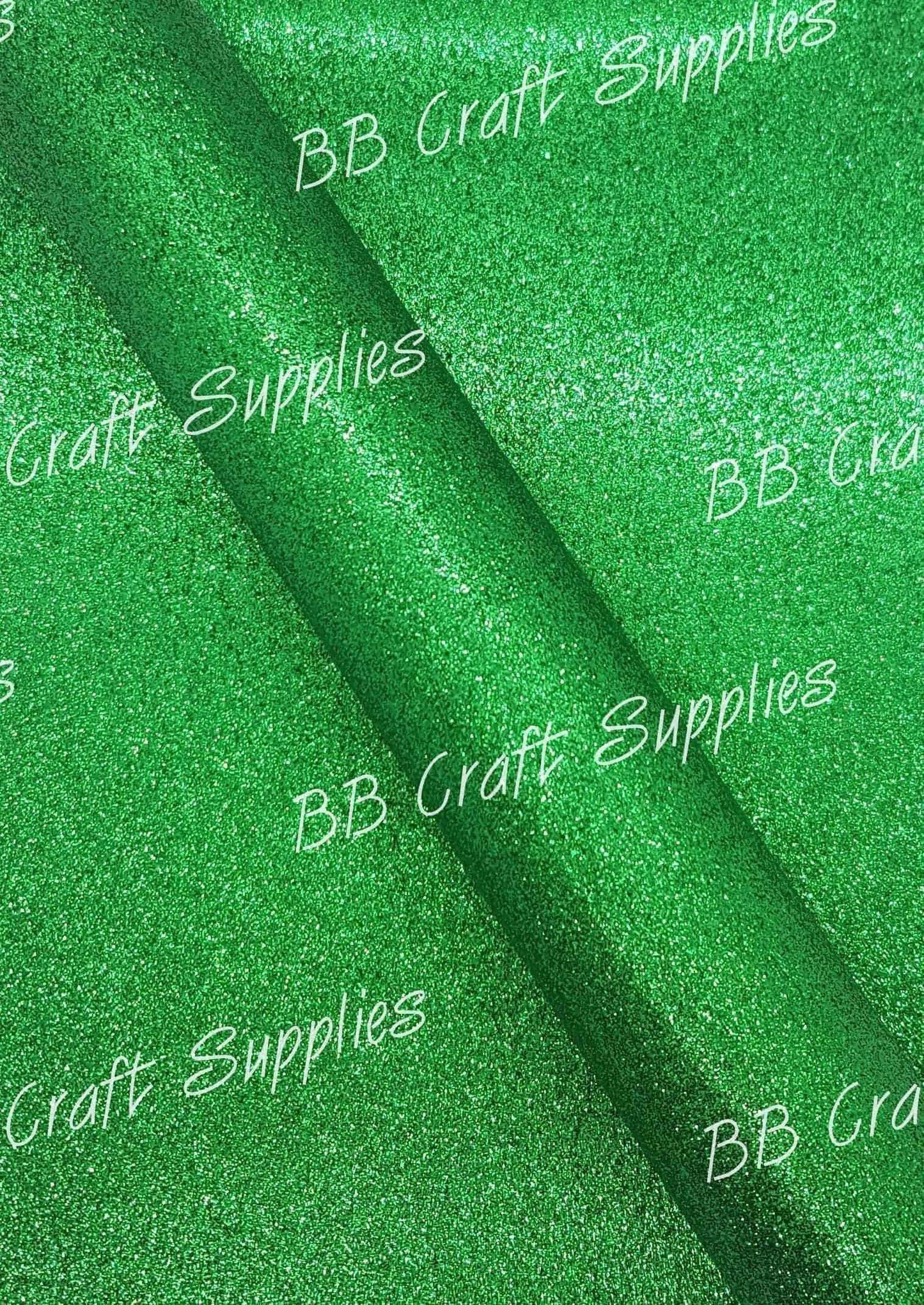 Glitter - Green - Faux, Faux Leather, Fine, Glitter, Green, leather, leatherette, Super - Bare Butler Faux Leather Supplies
