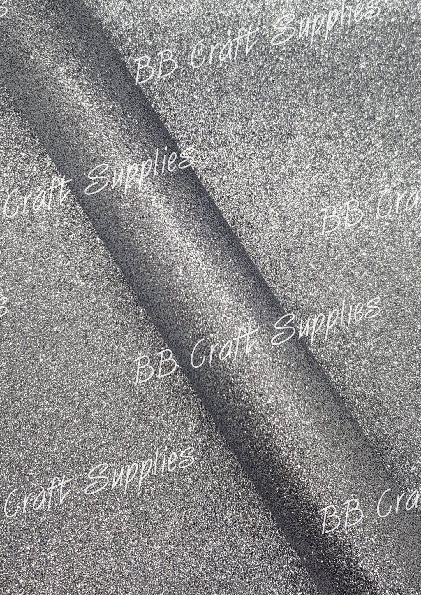 Glitter - Grey - Faux, Faux Leather, fine, Glitter, grey, leather, leatherette, Super - Bare Butler Faux Leather Supplies