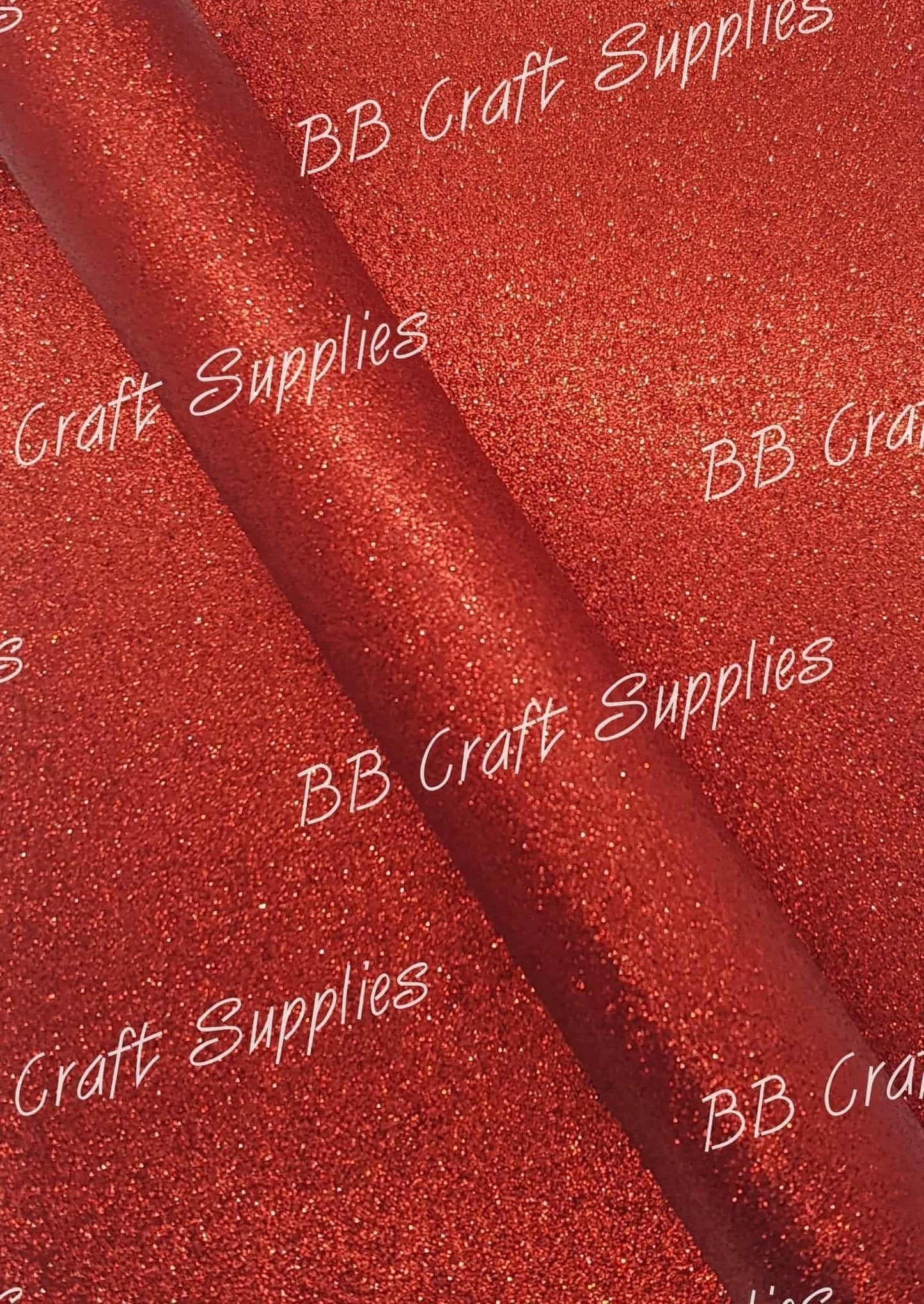 Glitter - Red - Faux, Faux Leather, Glitter, leather, leatherette, Red - Bare Butler Faux Leather Supplies