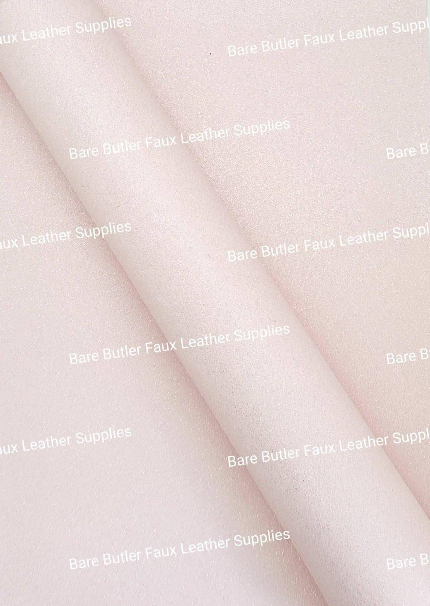 Glitter Suede - Pale Pink - Faux, Faux Leather, Glitter, Pink, Suede - Bare Butler Faux Leather Supplies