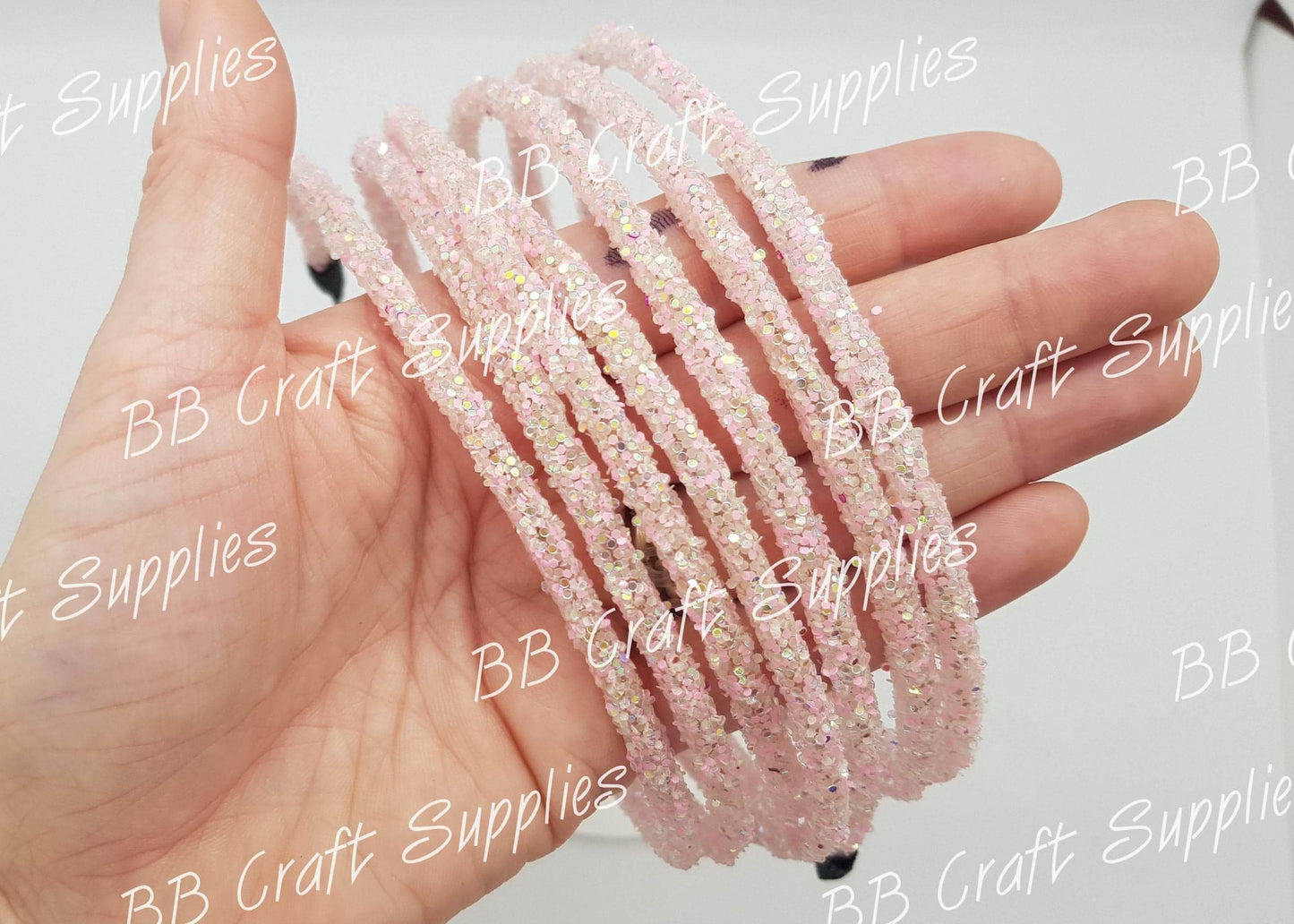 Glow in the Dark Headband - Pink - Accessories, GITD, Glow in the dark, Headband - Bare Butler Faux Leather Supplies
