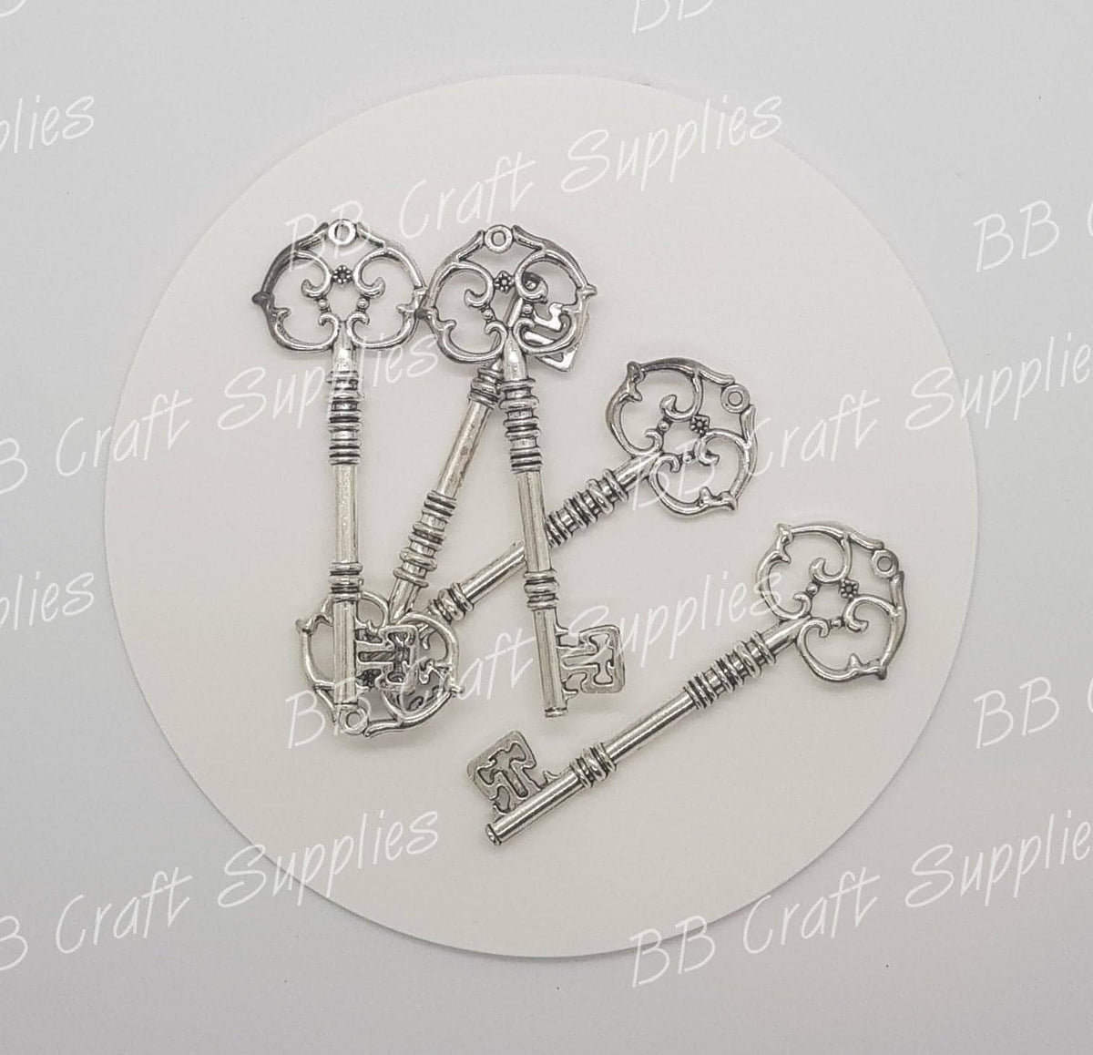 Key - Silver or Bronze - - Bare Butler Faux Leather Supplies